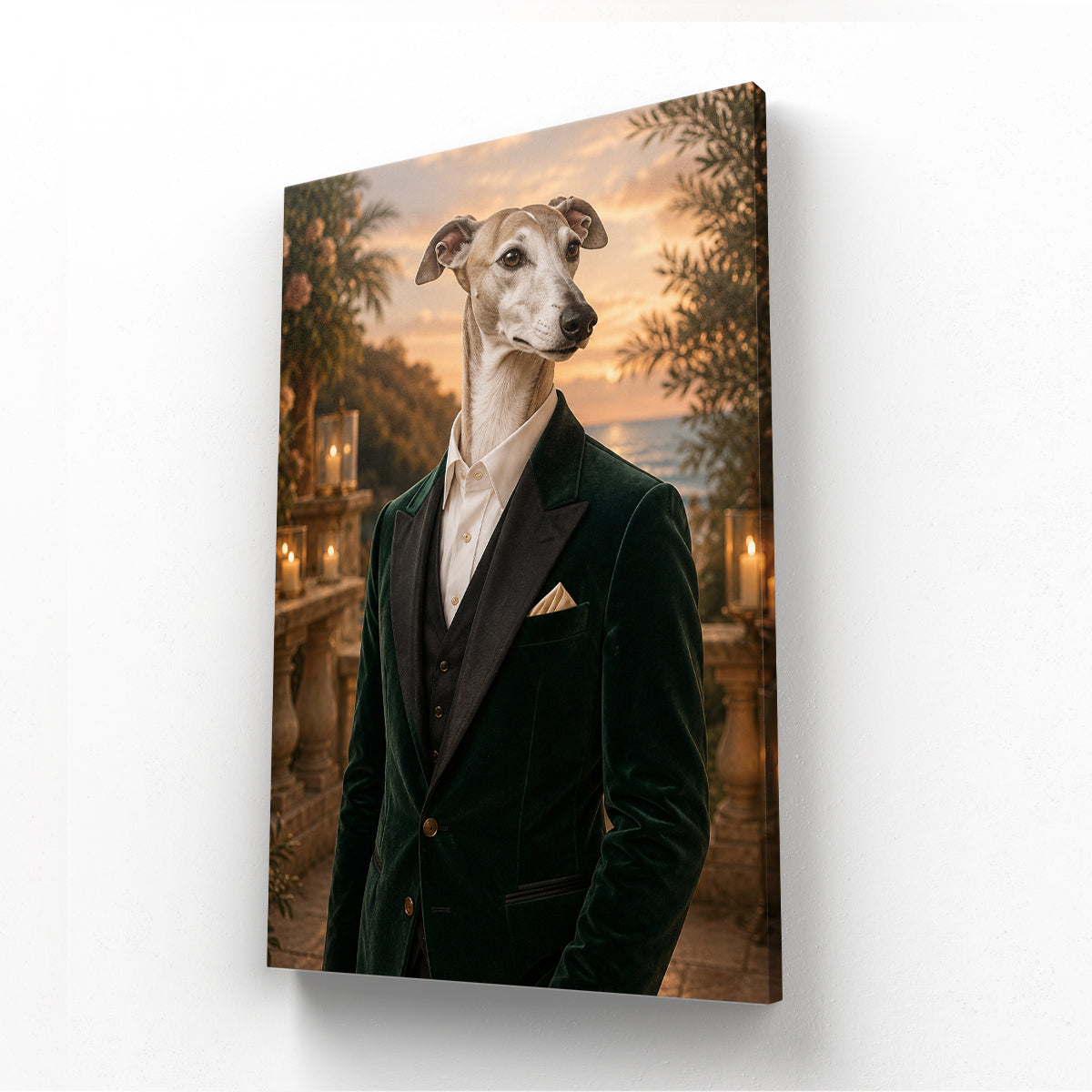 The Wedding Guest: Custom Pet Canvas