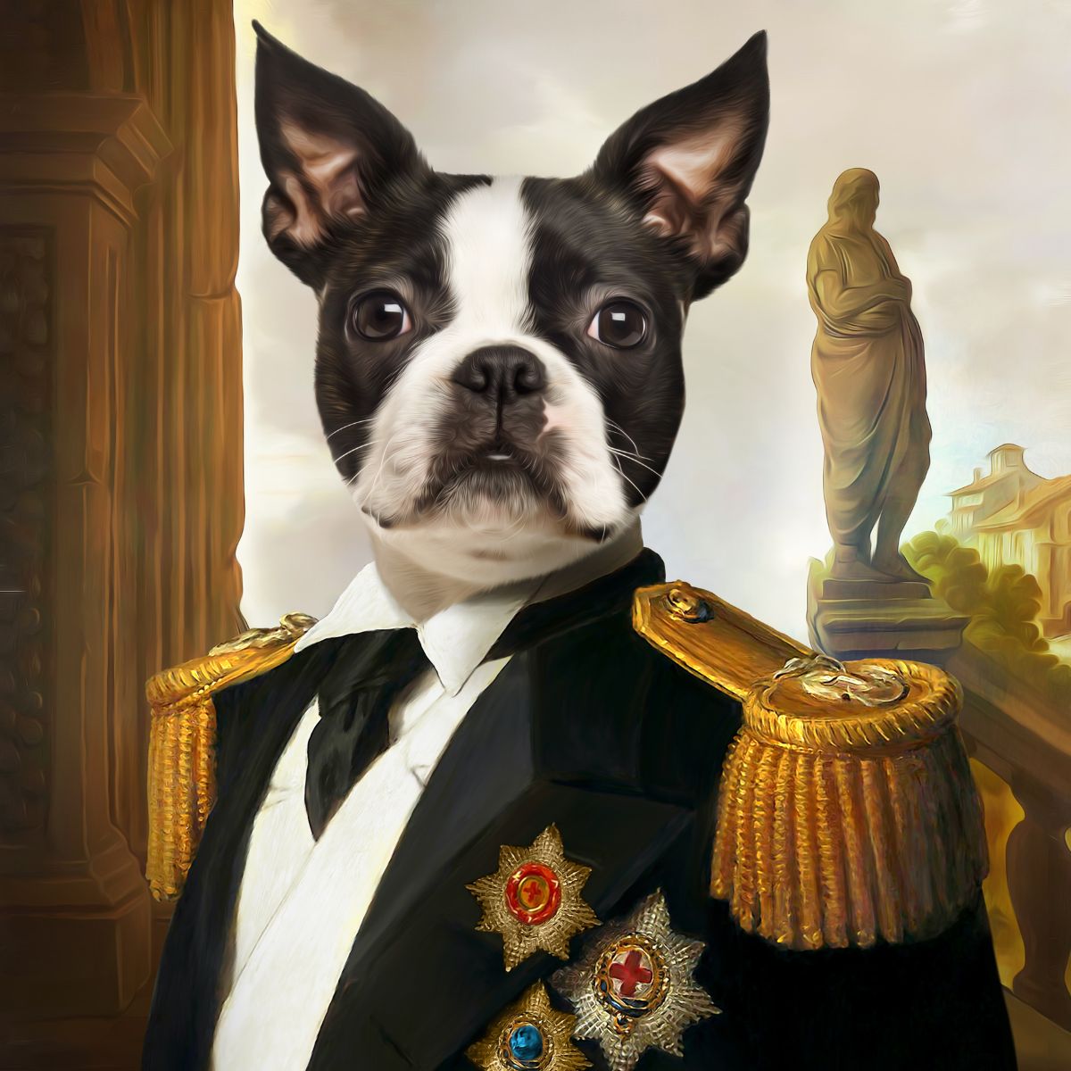 mozart pet portraits sale, dog portrait, personalized pet art, canvas pet portraits, painting pet, Pet portraits uk,