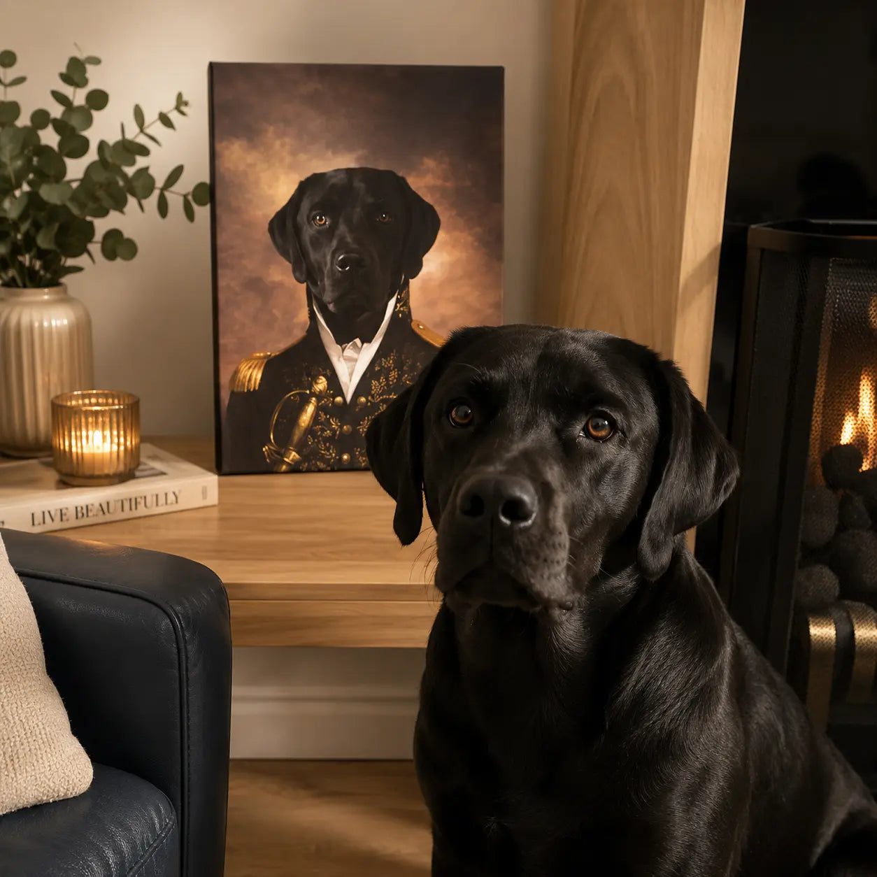 The General: Custom Pet Canvas | custom pet canvas | Paw & Glory