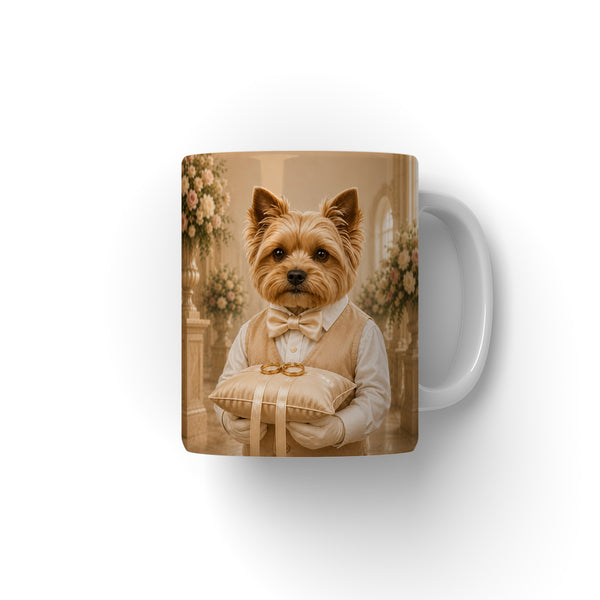 The Ring Bearer: Custom Pet Coffee Mug personalised pet artwork