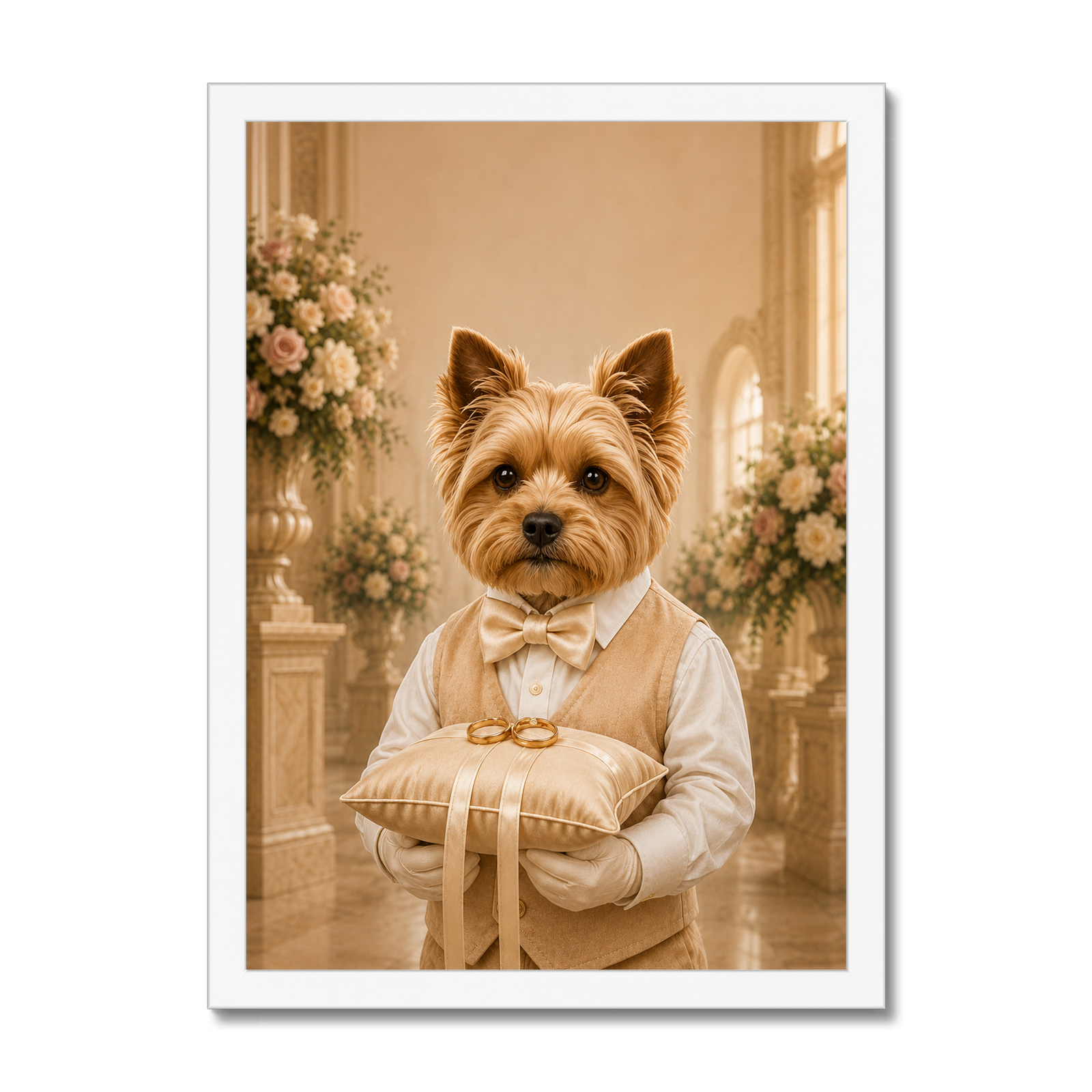 The Ring Bearer: Custom Pet Framed Portrait