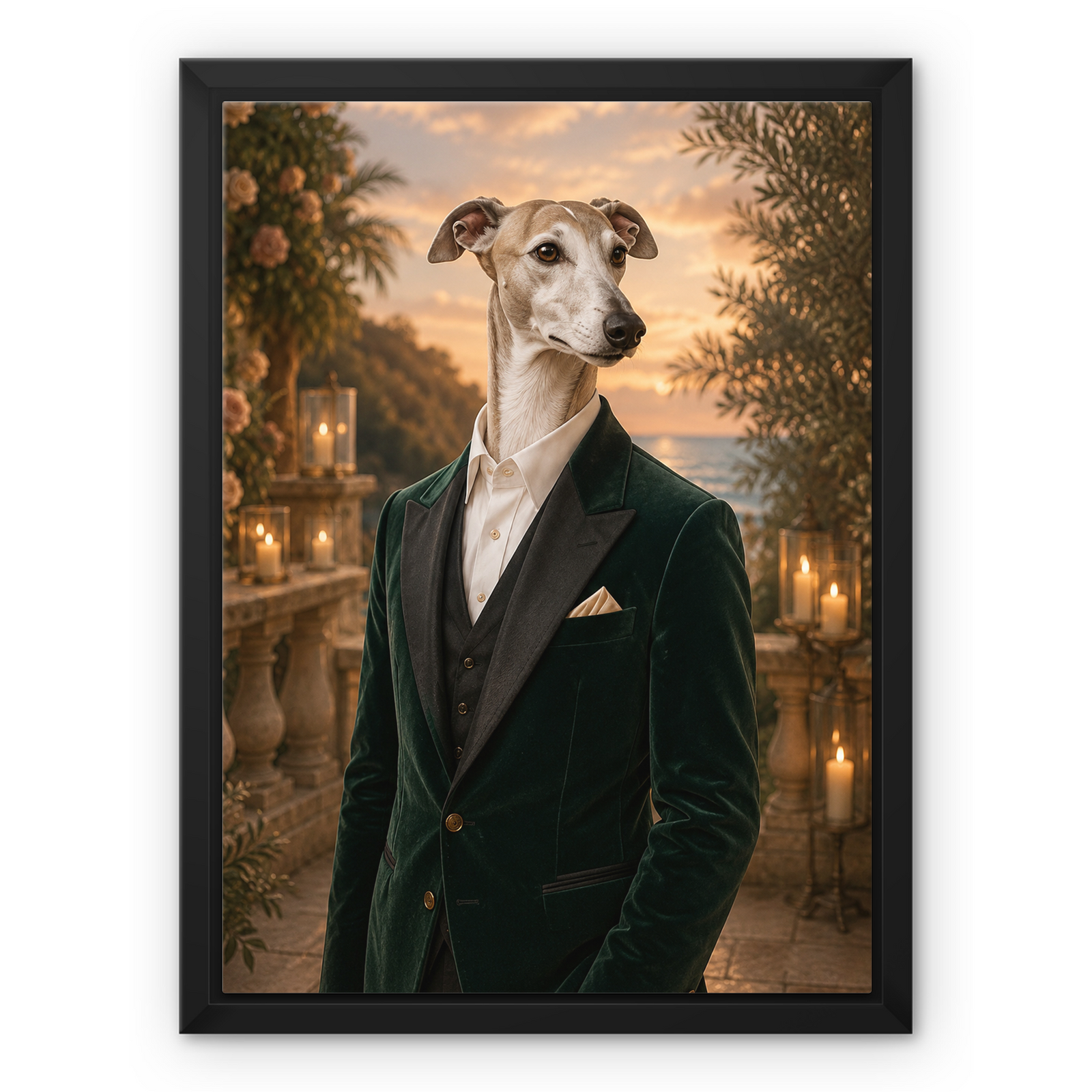 The Wedding Guest: Custom Pet Canvas