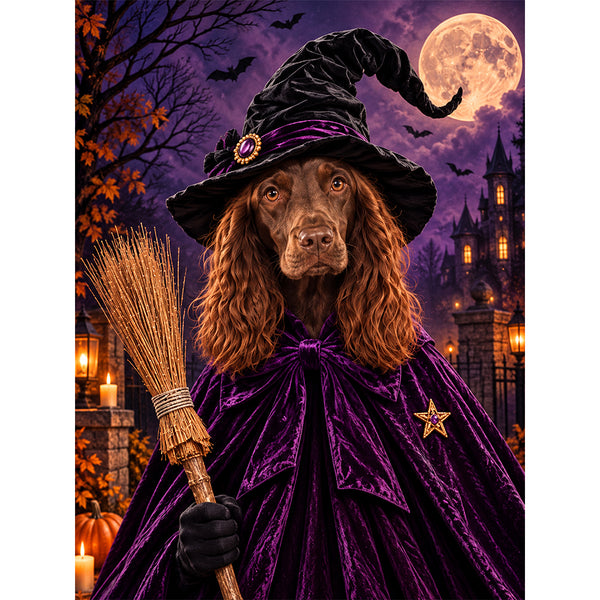 The Witch: Custom Digital Download Pet Portrait