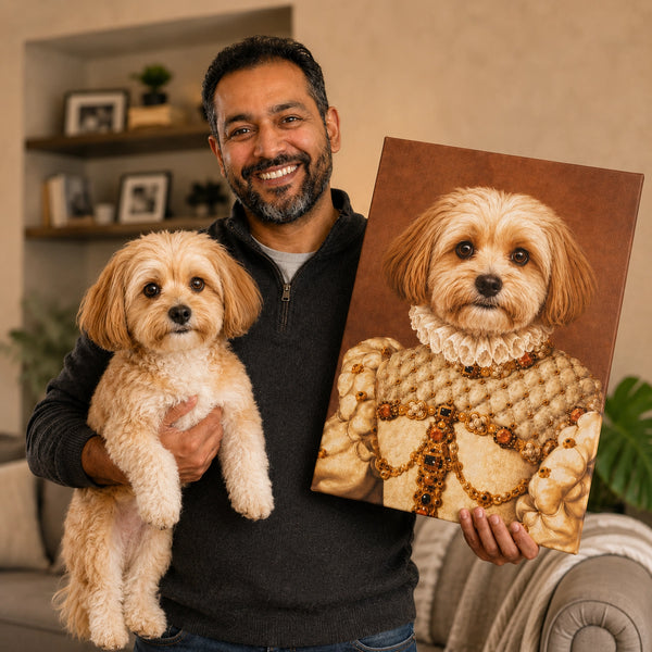 The Princess: Custom Pet Canvas