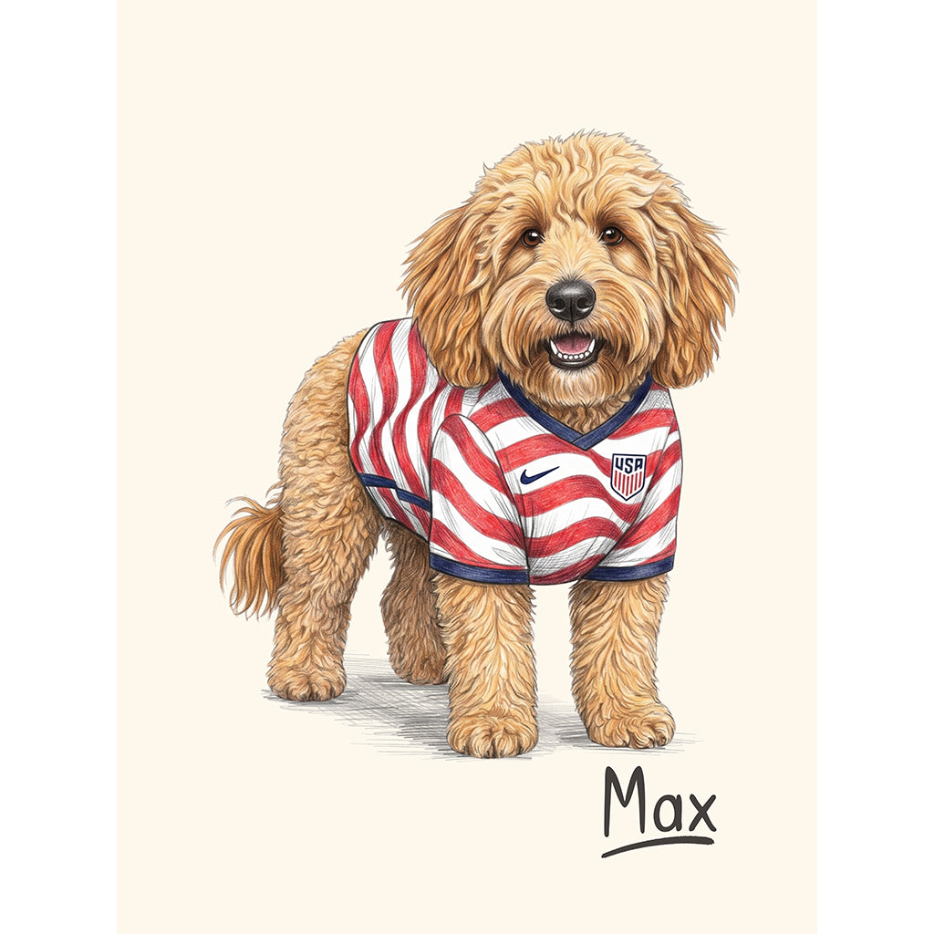 World Cup 2026: Custom Pet Portrait
