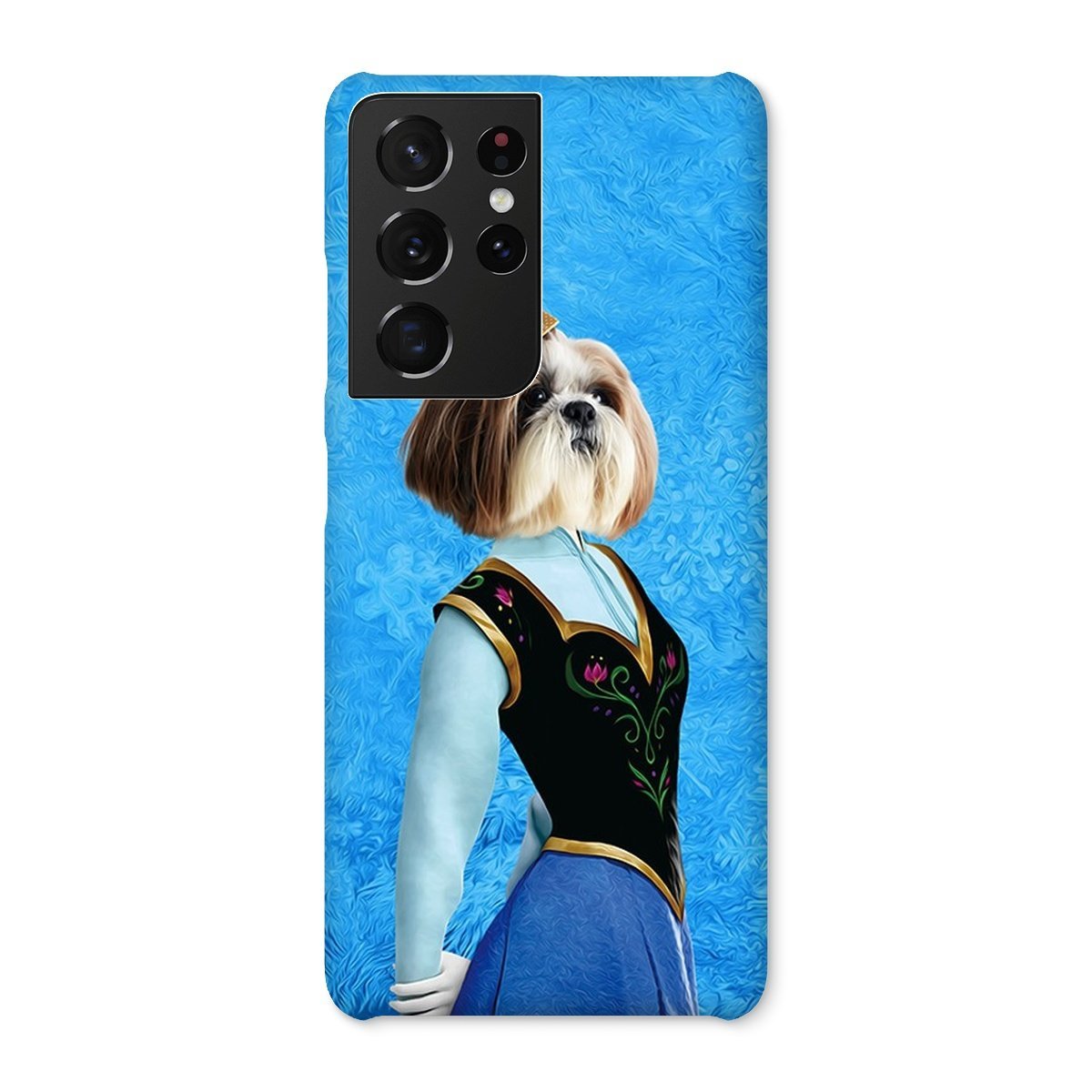 Snow Princess Custom Pet Phone Case | Custom Pet Artwork | Paw & Glory