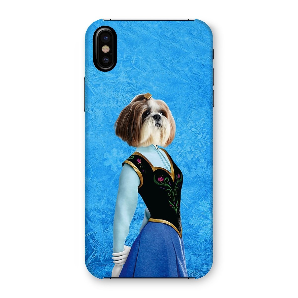 Snow Princess Custom Pet Phone Case | Custom Pet Artwork | Paw & Glory