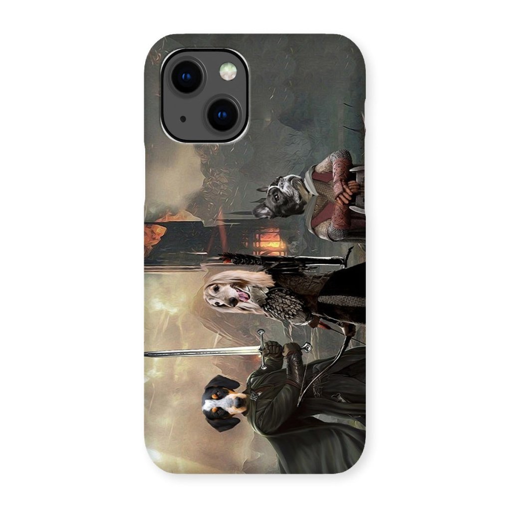 Aragon, Legolas & Gimli: Custom Pet Phone Case - Paw & Glory - Dog Portraits - Pet Portraits