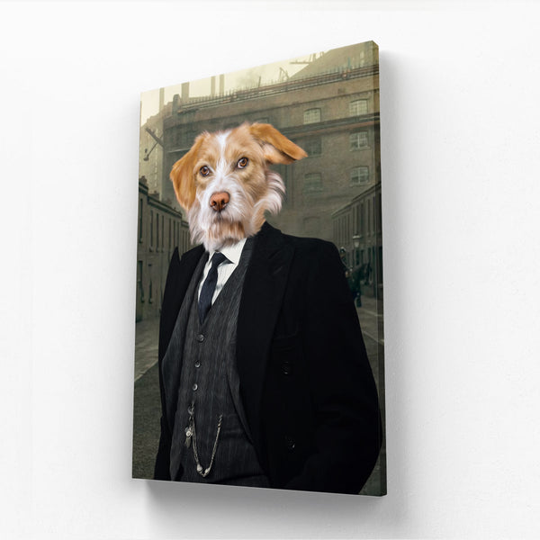 1920s Gangster Custom Pet Canvas | Custom Pet Portrait Canvas | Paw & Glory