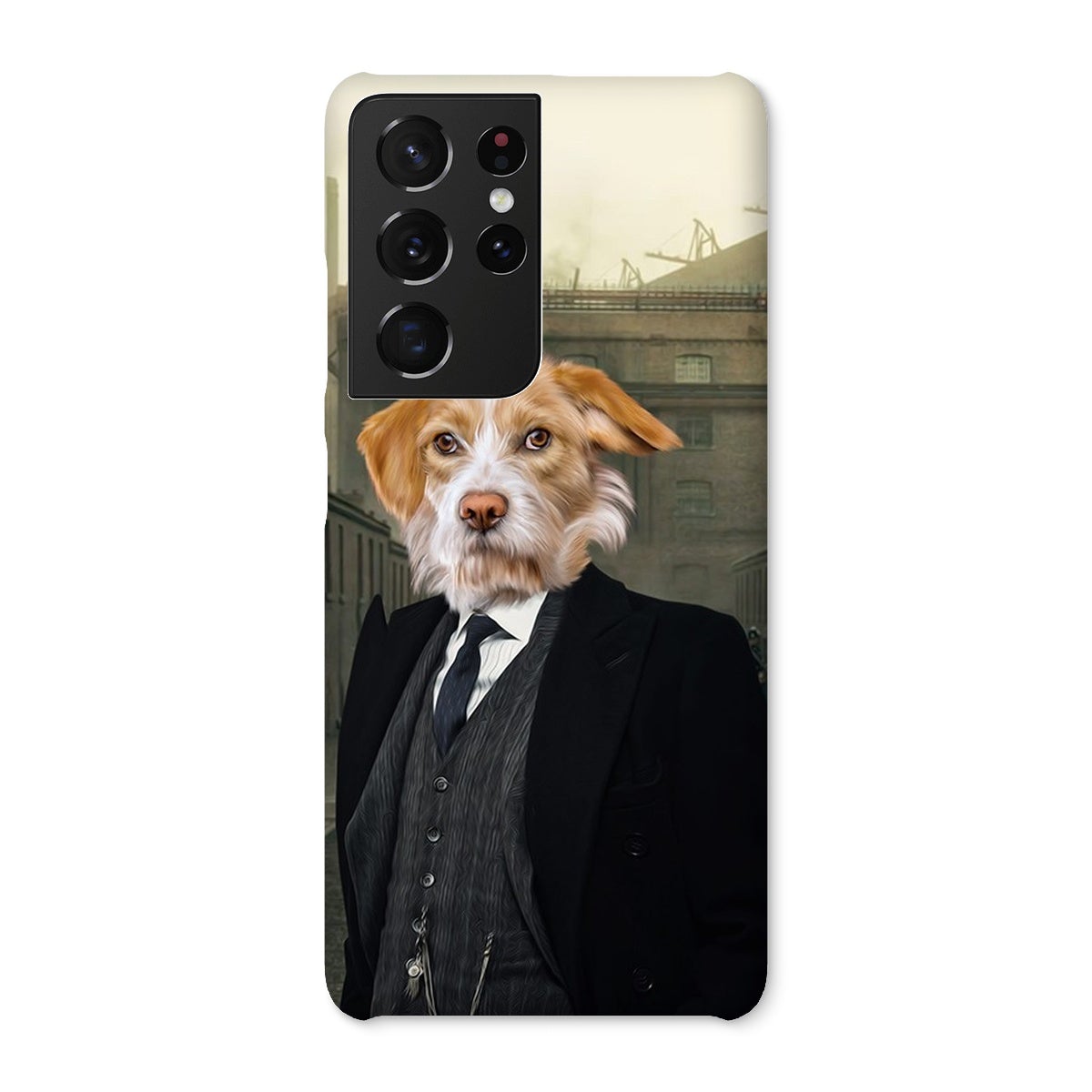 1920s Gangster Custom Pet Snap Phone Case | Custom Pet Artwork | Paw & Glory