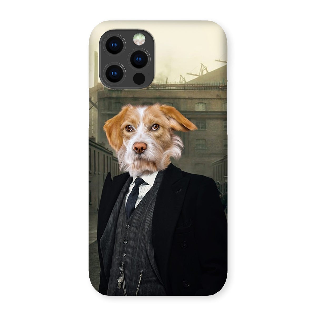 1920s Gangster Custom Pet Snap Phone Case | Custom Pet Artwork | Paw & Glory