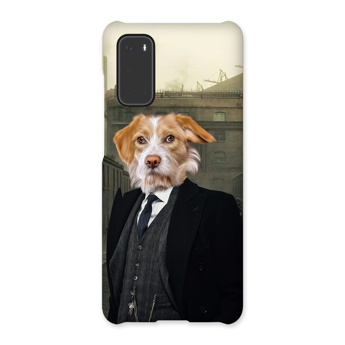 1920s Gangster Custom Pet Snap Phone Case | Custom Pet Artwork | Paw & Glory