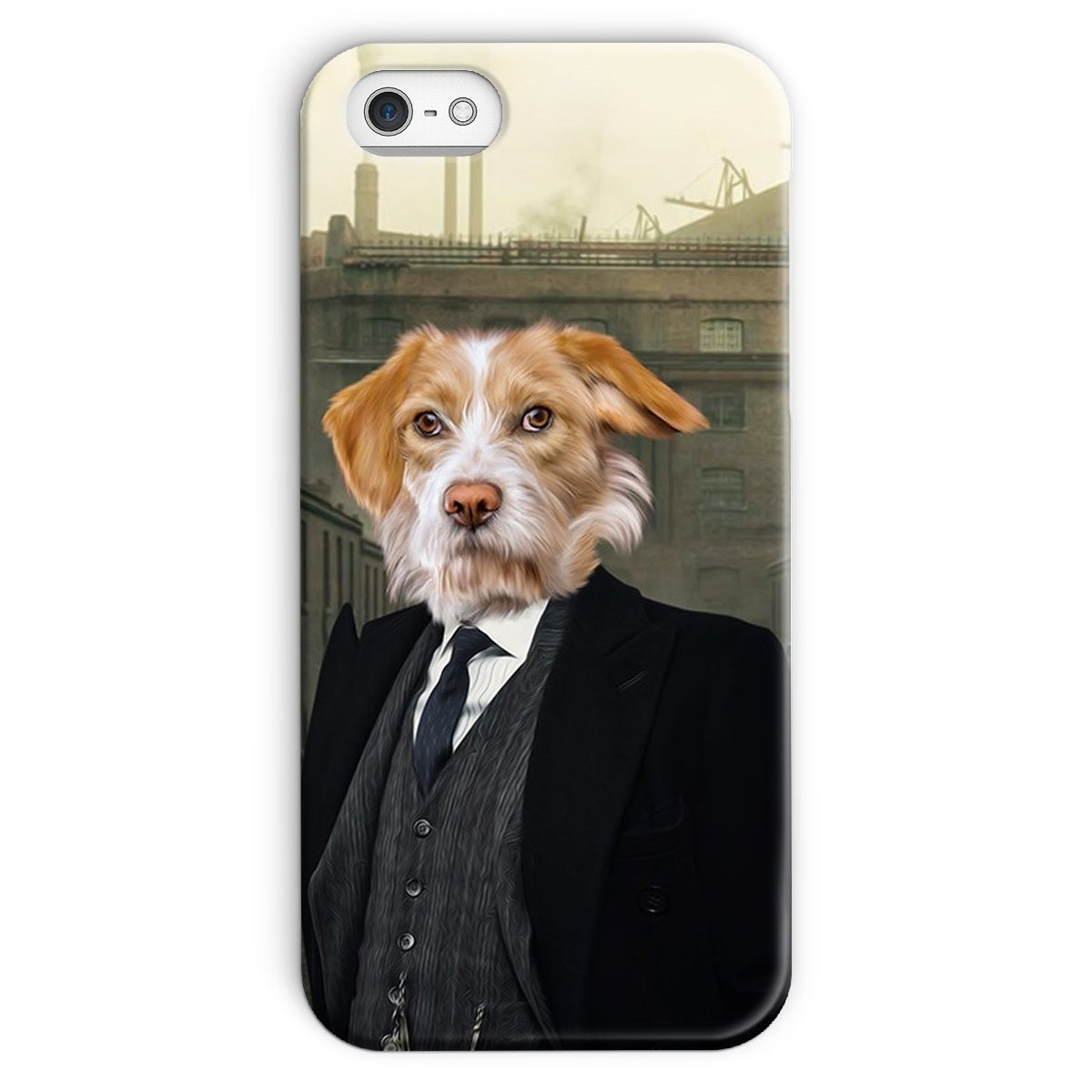 1920s Gangster Custom Pet Snap Phone Case | Custom Pet Artwork | Paw & Glory