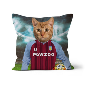 Aston Pawla Football Club: Custom Pet Pillow - Paw & Glory - Dog Portraits - Pet Portraits