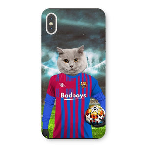 Barkcelona Football Club: Custom Pet Phone Case - Paw & Glory - Dog Portraits - Pet Portraits