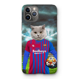 Barkcelona Football Club: Custom Pet Phone Case - Paw & Glory - Dog Portraits - Pet Portraits