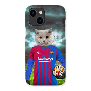 Barkcelona Football Club: Custom Pet Phone Case - Paw & Glory - Dog Portraits - Pet Portraits