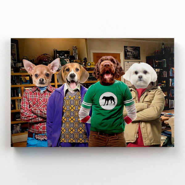 Science Sitcom Squad Custom Pet Canvas | Custom Pet Canvas | Paw & Glory