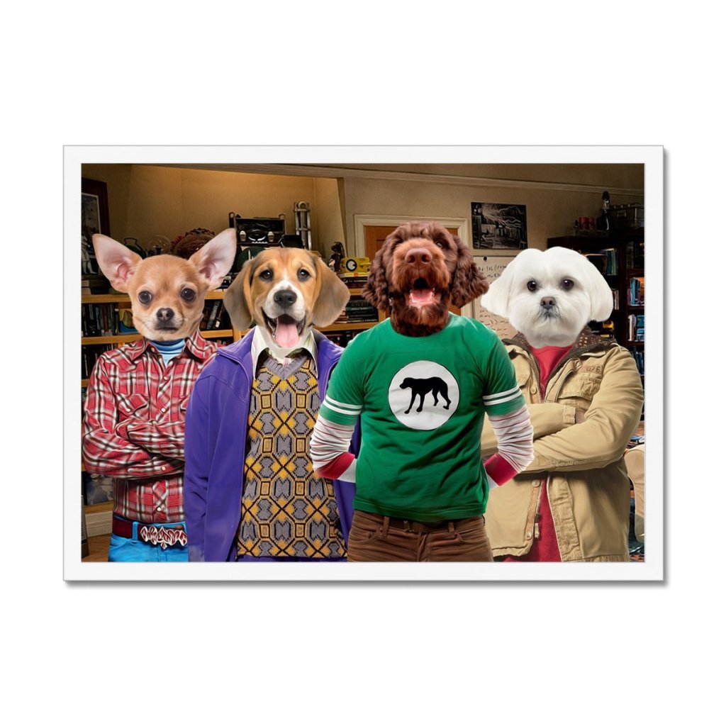 Science Sitcom Squad Custom Pet Portrait | Custom Pet Portrait | Paw & Glory