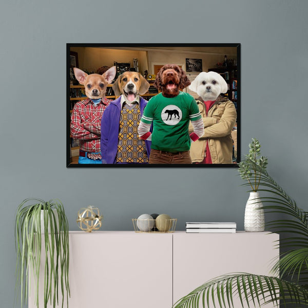 Science Sitcom Squad Custom Pet Portrait | Custom Pet Portrait | Paw & Glory