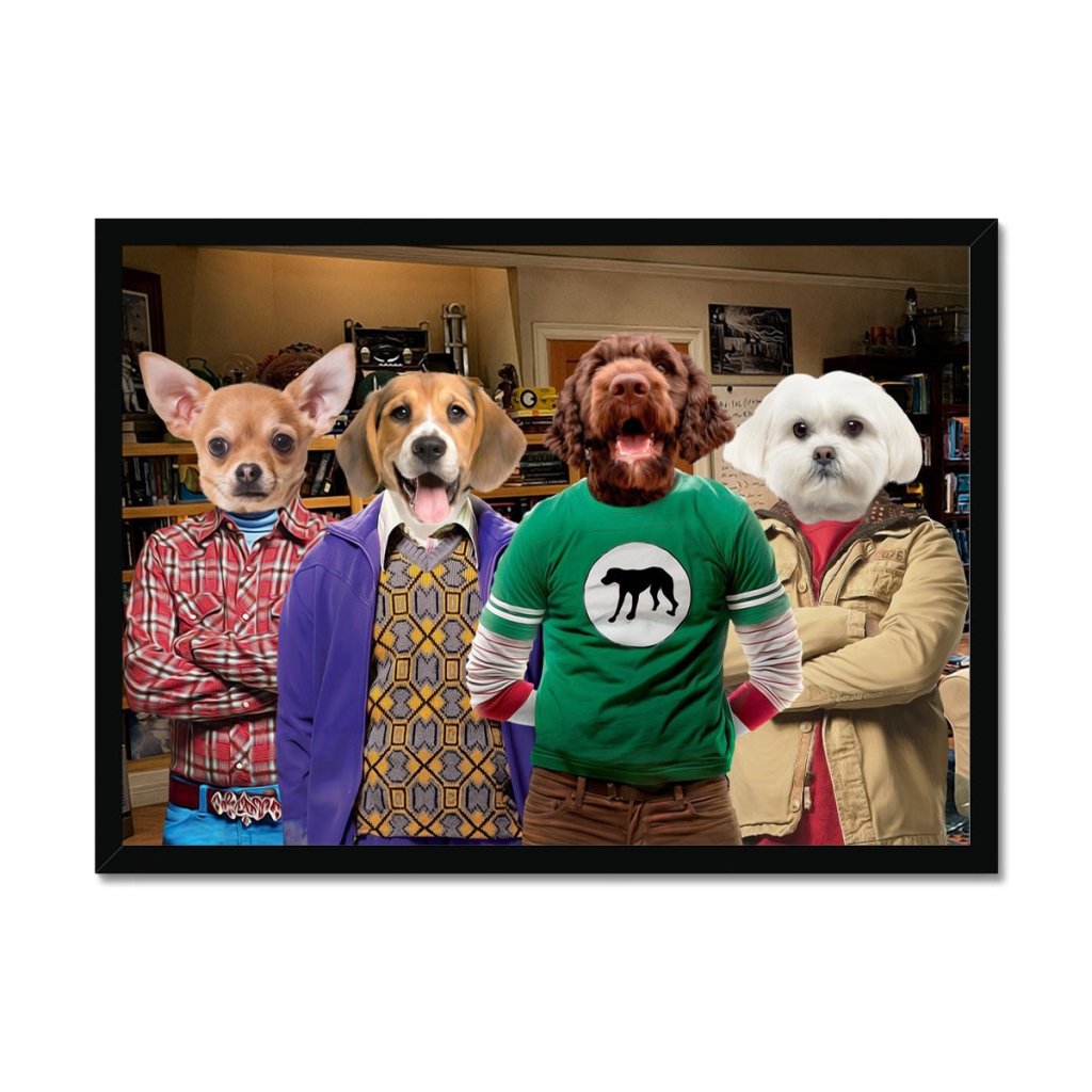 Science Sitcom Squad Custom Pet Portrait | Custom Pet Portrait | Paw & Glory