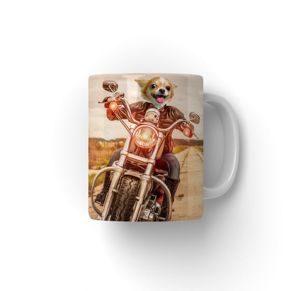 Biker Chick Custom Pet Coffee Mug | Personalised Pet Gift | Paw & Glory