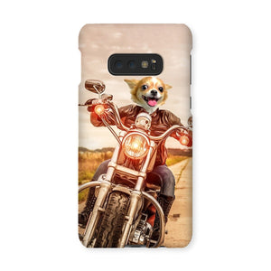 Biker Chick: Custom Pet Phone Case - Paw & Glory - Dog Portraits - Pet Portraits