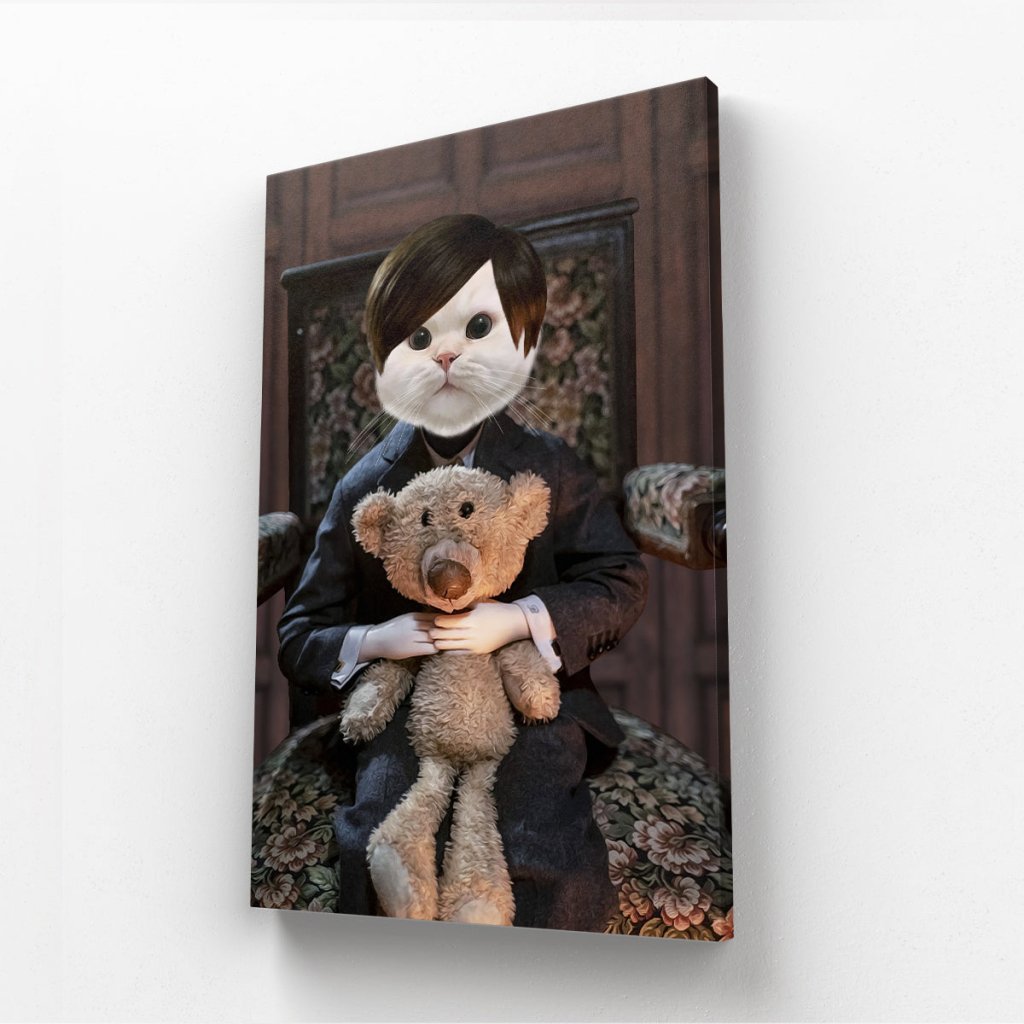 Creepy Doll Custom Pet Canvas | Custom Pet Portrait Canvas | Paw & Glory
