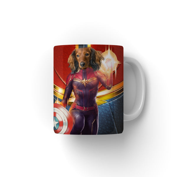 Cosmic Comic Hero Custom Pet Coffee Mug | Personalised Pet Gift | Paw & Glory