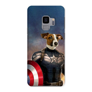 Captain Pawmerica: Custom Pet Phone Case - Paw & Glory - Dog Portraits - Pet Portraits