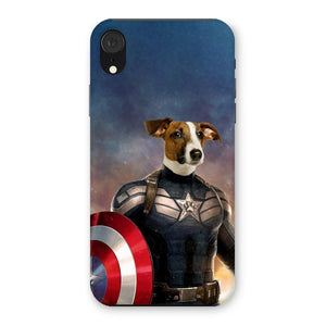 Captain Pawmerica: Custom Pet Phone Case - Paw & Glory - Dog Portraits - Pet Portraits