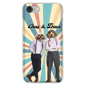 Chas & Dave: Custom Pet Phone Case - Paw & Glory - Dog Portraits - Pet Portraits