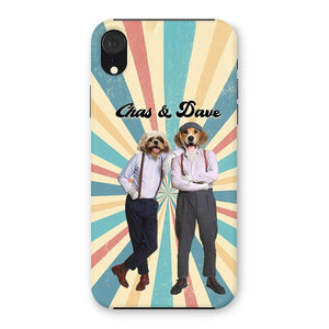 Chas & Dave: Custom Pet Phone Case - Paw & Glory - Dog Portraits - Pet Portraits
