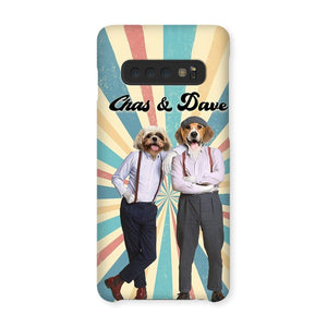 Chas & Dave: Custom Pet Phone Case - Paw & Glory - Dog Portraits - Pet Portraits