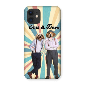 Chas & Dave: Custom Pet Phone Case - Paw & Glory - Dog Portraits - Pet Portraits