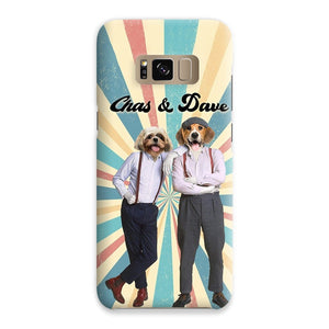 Chas & Dave: Custom Pet Phone Case - Paw & Glory - Dog Portraits - Pet Portraits