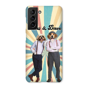 Chas & Dave: Custom Pet Phone Case - Paw & Glory - Dog Portraits - Pet Portraits