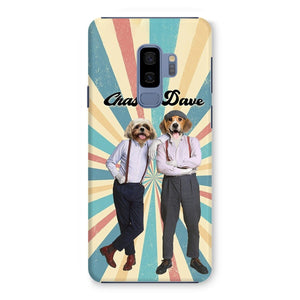 Chas & Dave: Custom Pet Phone Case - Paw & Glory - Dog Portraits - Pet Portraits