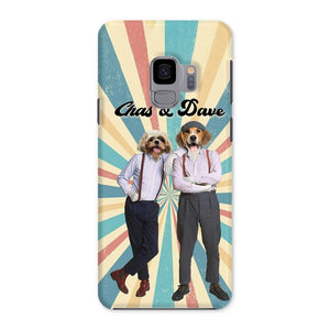 Chas & Dave: Custom Pet Phone Case - Paw & Glory - Dog Portraits - Pet Portraits