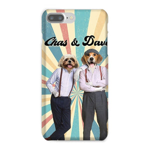 Chas & Dave: Custom Pet Phone Case - Paw & Glory - Dog Portraits - Pet Portraits