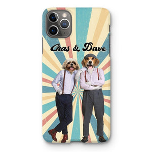 Chas & Dave: Custom Pet Phone Case - Paw & Glory - Dog Portraits - Pet Portraits