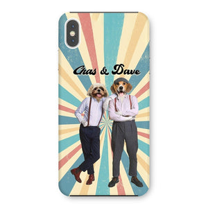 Chas & Dave: Custom Pet Phone Case - Paw & Glory - Dog Portraits - Pet Portraits