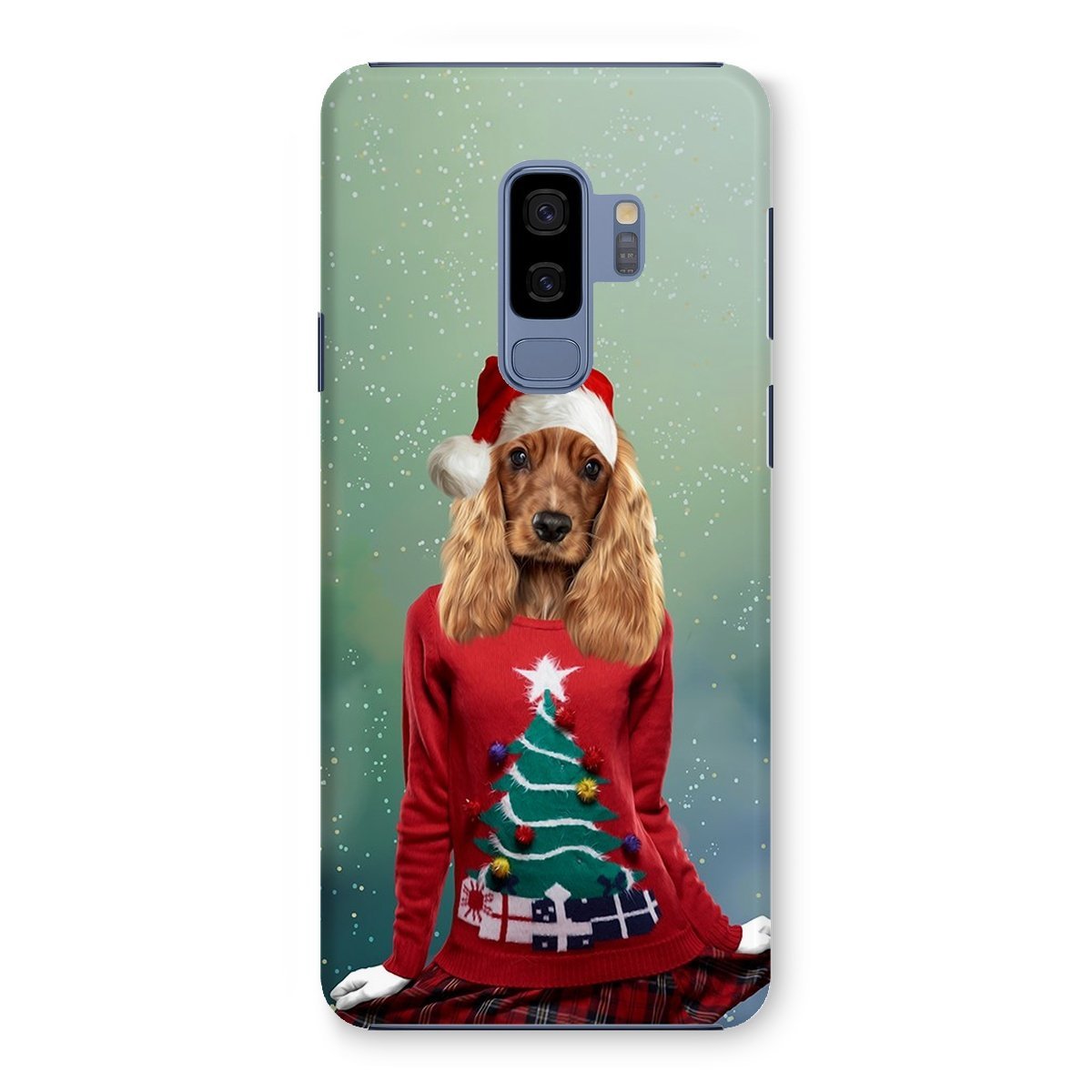 Christmas Jumper Chick: Custom Pet Phone Case - Paw & Glory - Dog Portraits - Pet Portraits