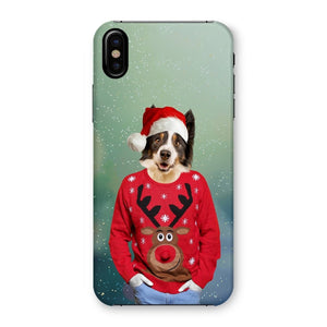Christmas Jumper Dude: Custom Pet Phone Case - Paw & Glory - Dog Portraits - Pet Portraits