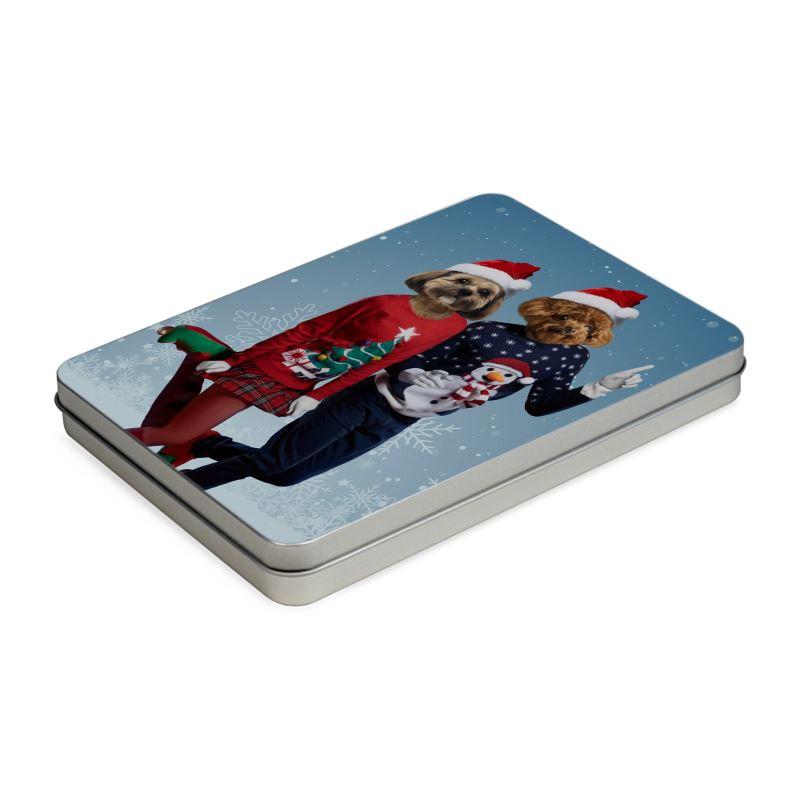 Christmas Lovers: Custom Pet Puzzle - Paw & Glory - Dog Portraits - Pet Portraits