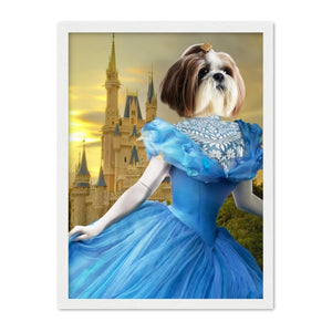 Cinderella: Custom Pet Portrait - Paw & Glory - Dog Portraits - Pet Portraits