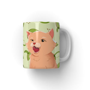 Custom Cartoon: Pet Portrait Coffee Mug - Paw & Glory - Dog Portraits - Pet Portraits