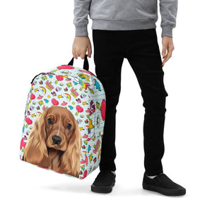 Custom Modern: Pet Portrait Backpack - Paw & Glory - Dog Portraits - Pet Portraits