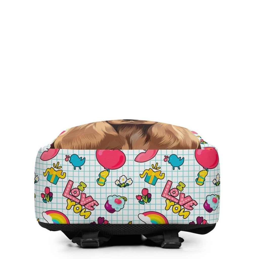 Custom Modern: Pet Portrait Backpack - Paw & Glory - Dog Portraits - Pet Portraits