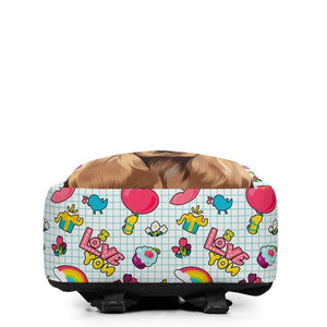 Custom Modern: Pet Portrait Backpack - Paw & Glory - Dog Portraits - Pet Portraits